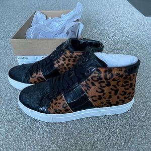 Greats Royale Mid Haircalf and Glitter shoes